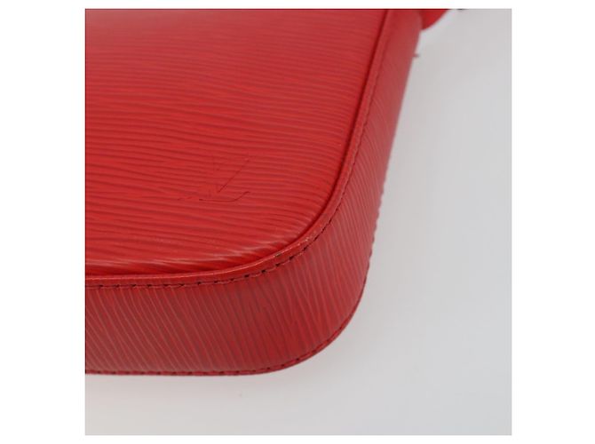 LOUIS VUITTON Epi Pochette Accessoires Pouch Carmine M40776 LV Auth 197580V - vista 14