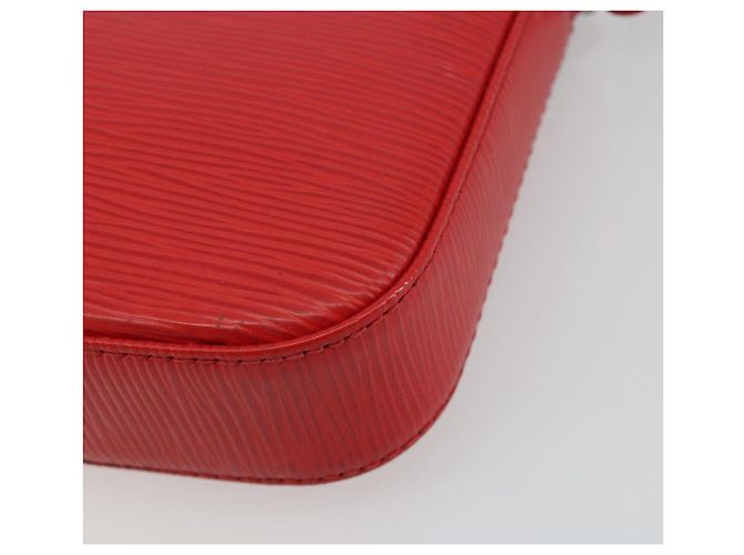 LOUIS VUITTON Epi Pochette Accessoires Pouch Carmine M40776 LV Auth 197580V - vista 16