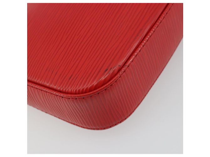 LOUIS VUITTON Epi Pochette Accessoires Pouch Carmine M40776 LV Auth 197580V - vista 17