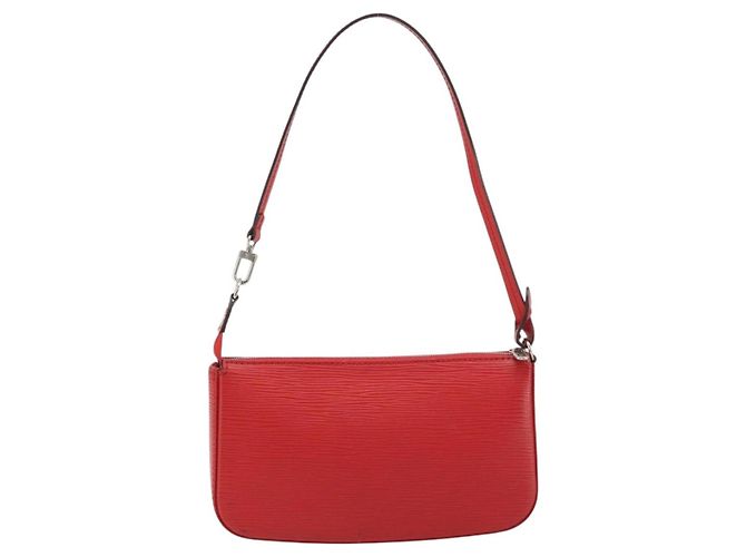 LOUIS VUITTON Epi Pochette Accessoires Pouch Carmine M40776 LV Auth 197580V - vista 2
