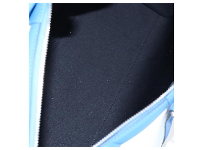 Borsa LOUIS VUITTON Epi 2018 FIFA Keepall Bandouliere 50 Blu M52120 Auth 196804SM - vista 10