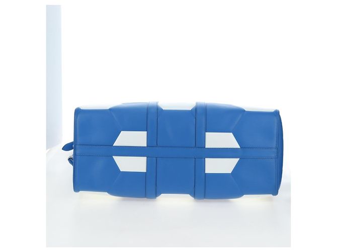 Borsa LOUIS VUITTON Epi 2018 FIFA Keepall Bandouliere 50 Blu M52120 Auth 196804SM - vista 5