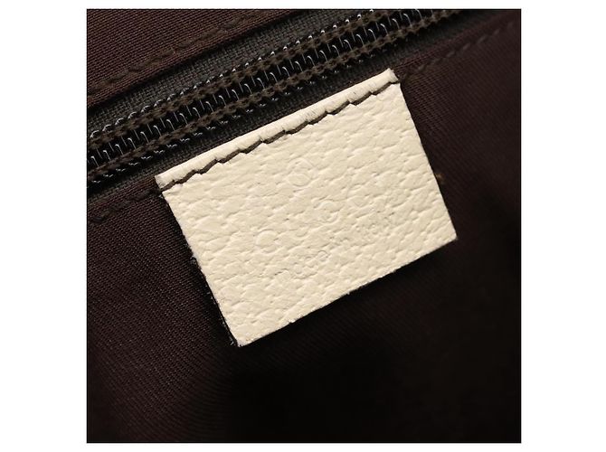 Borsa a tracolla GUCCI GG Canvas Beige Silver 146236 Auth mr2810 Argento - vista 18