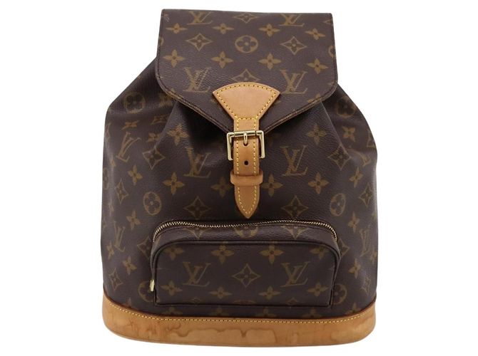 Zaino LOUIS VUITTON Monogram Montsouris MM M51136 LV Auth 198499 Monogramma - vista 13