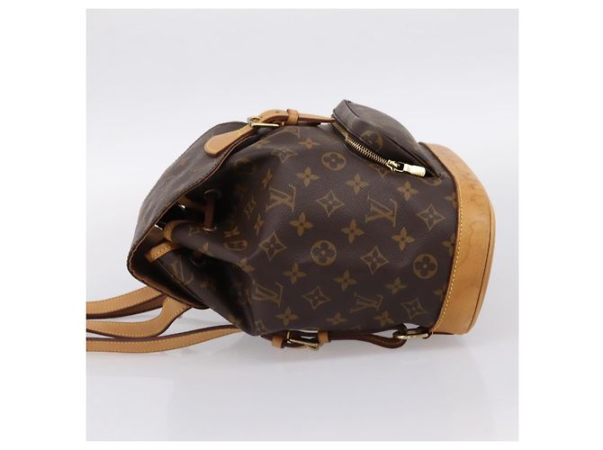 Zaino LOUIS VUITTON Monogram Montsouris MM M51136 LV Auth 198499 Monogramma - vista 3