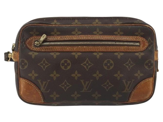 LOUIS VUITTON Monogram Marly Dragonne GM Clutch Bag M51825 LV Auth BA14958 Monogramma - vista 13