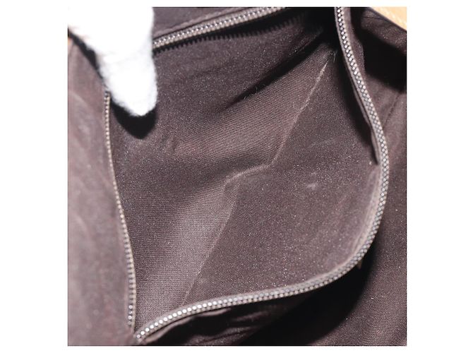 Borsa GUCCI GG Crystal Sherry Line Coated Canvas Beige Gold 181092 Auth 196336 D'oro - vista 22