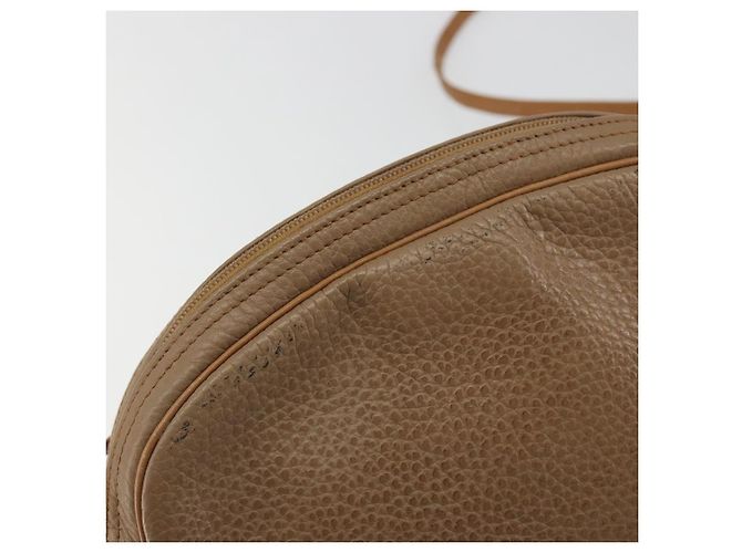 Borsa a tracolla Christian Dior in pelle beige e oro Auth ka5732 D'oro - vista 14