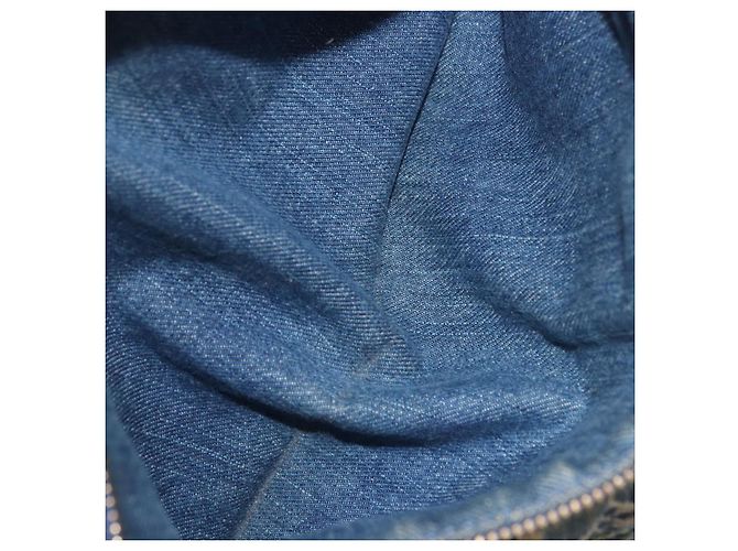 LOUIS VUITTON Monogram Denim Buggy PM Shoulder Bag Blue M95049 LV Auth 198378V - vista 23