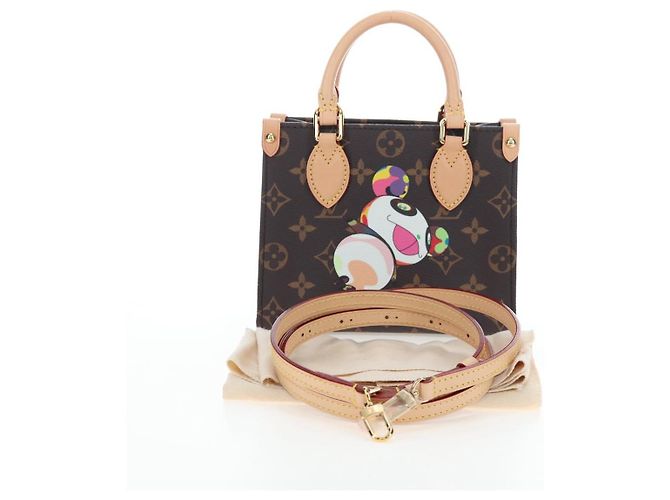LOUIS VUITTON Monogram Panda On the Go Trunk BB Hand Bag M13668 Auth 196007SM Monogramma - vista 12