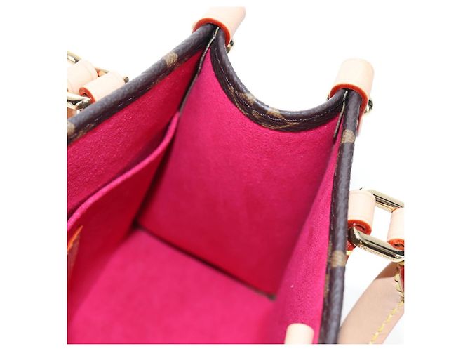 LOUIS VUITTON Monogram Panda On the Go Trunk BB Hand Bag M13668 Auth 196007SM Monogramma - vista 20