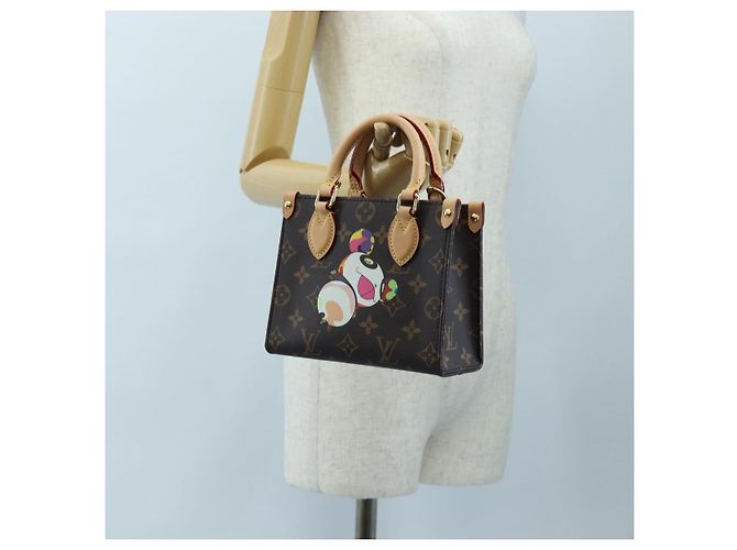 LOUIS VUITTON Monogram Panda On the Go Trunk BB Hand Bag M13668 Auth 196007SM Monogramma - vista 26