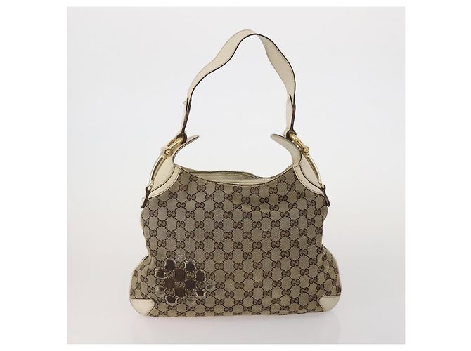 Set di 2 borse GUCCI GG Canvas Beige Auth mr2803 - vista 2