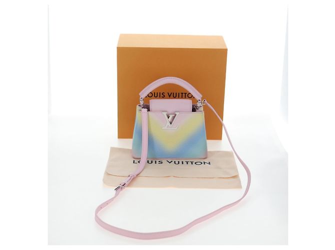 Capucines LOUIS VUITTON Capucine Mini Taurillon Clemence Multicolor M57503 Auth 197521SM Multicolore - vista 12