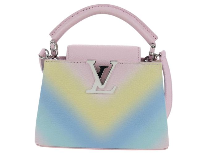 Capucines LOUIS VUITTON Capucine Mini Taurillon Clemence Multicolor M57503 Auth 197521SM Multicolore - vista 13