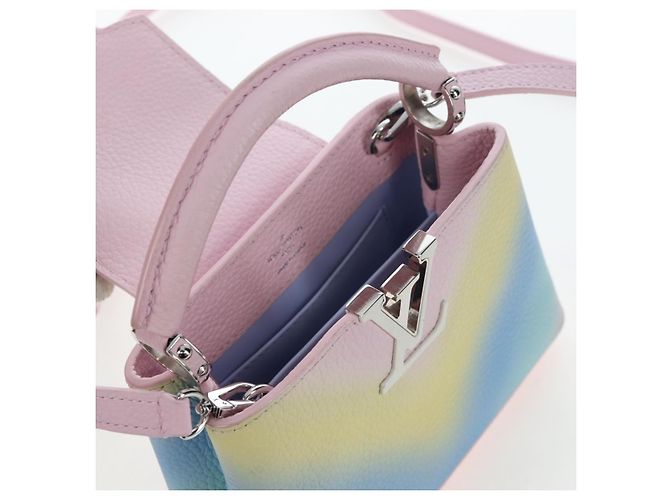 Capucines LOUIS VUITTON Capucine Mini Taurillon Clemence Multicolor M57503 Auth 197521SM Multicolore - vista 23