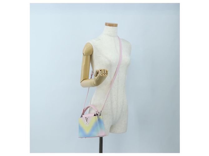 Capucines LOUIS VUITTON Capucine Mini Taurillon Clemence Multicolor M57503 Auth 197521SM Multicolore - vista 29