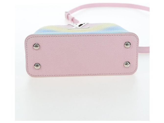 Capucines LOUIS VUITTON Capucine Mini Taurillon Clemence Multicolor M57503 Auth 197521SM Multicolore - vista 5