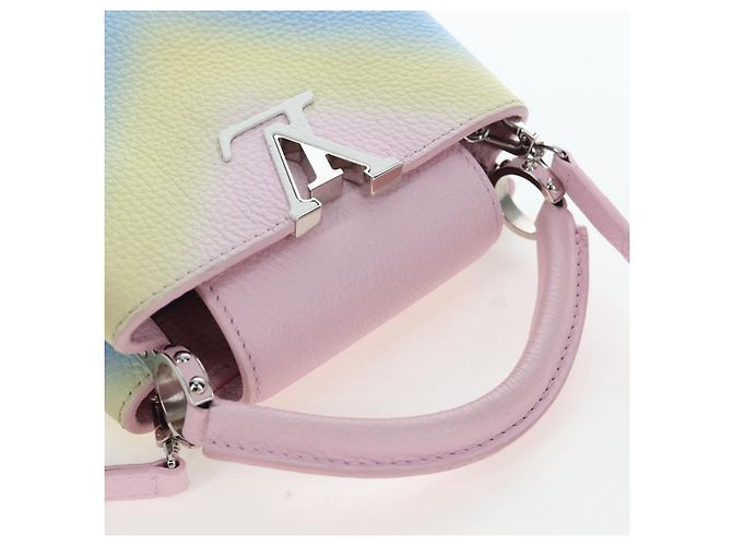 Capucines LOUIS VUITTON Capucine Mini Taurillon Clemence Multicolor M57503 Auth 197521SM Multicolore - vista 6