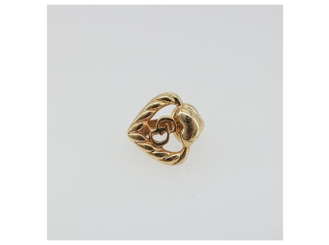 Orecchini Christian Dior Metallo Oro Auth 188679 D'oro - vista 2