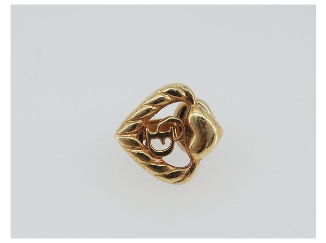 Orecchini Christian Dior Metallo Oro Auth 188679 D'oro - vista 6