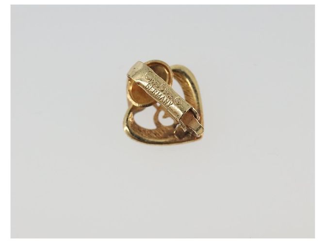 Orecchini Christian Dior Metallo Oro Auth 188679 D'oro - vista 7