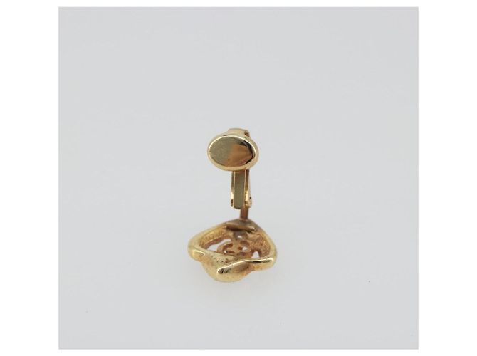 Orecchini Christian Dior Metallo Oro Auth 188679 D'oro - vista 8