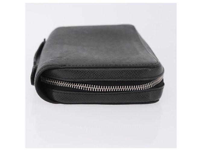 LOUIS VUITTON Taiga Zippy XL Long Wallet Black M44275 LV Auth 196706 Nero - vista 3