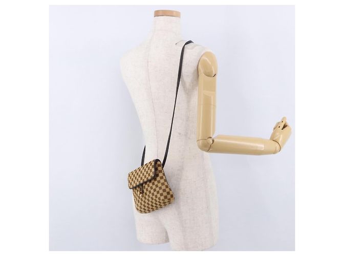 LOUIS VUITTON Damie Sovage Gazelle Harako leather Brown LV Auth am12331A Marrone - vista 22