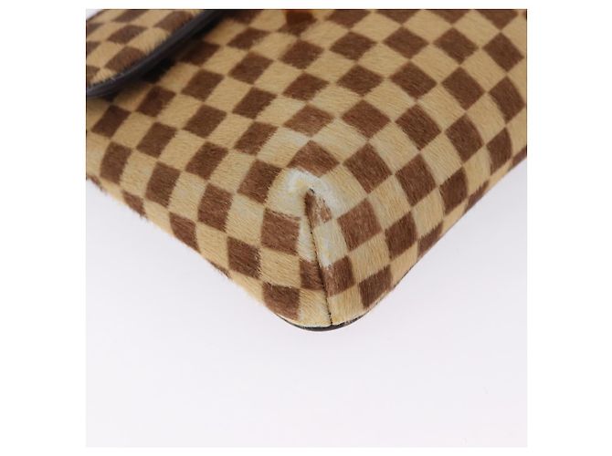 LOUIS VUITTON Damie Sovage Gazelle Harako leather Brown LV Auth am12331A Marrone - vista 9
