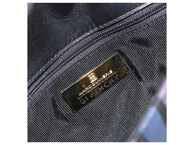 Borsa a tracolla GIVENCHY in pelle nera e oro Auth BA14796A Nero - vista 11