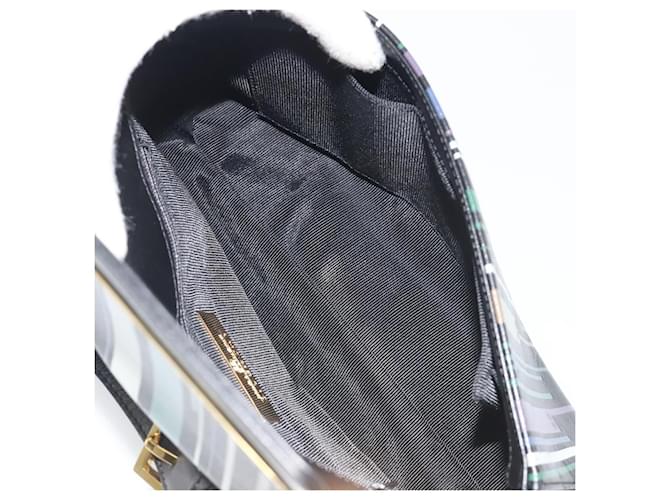 Borsa a tracolla GIVENCHY in pelle nera e oro Auth BA14796A Nero - vista 12