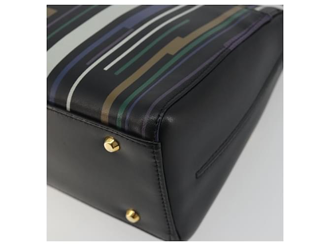 Borsa a tracolla GIVENCHY in pelle nera e oro Auth BA14796A Nero - vista 15