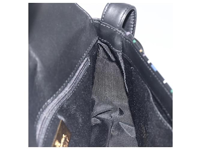 Borsa a tracolla GIVENCHY in pelle nera e oro Auth BA14796A Nero - vista 18