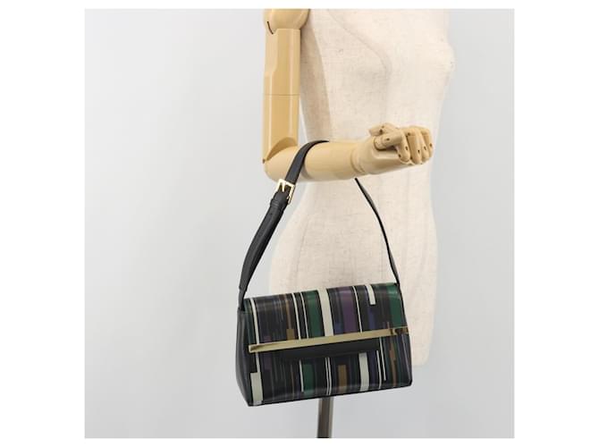 Borsa a tracolla GIVENCHY in pelle nera e oro Auth BA14796A Nero - vista 22