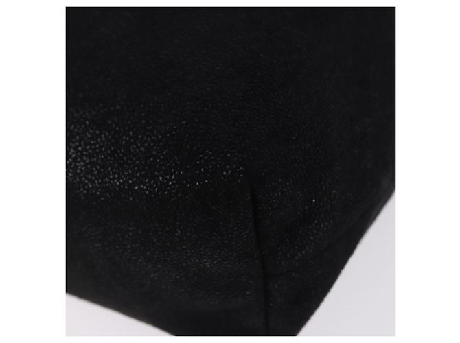 Autre Marque Stella MacCartney Schultertasche mit Kette Polyester Schwarz Silber Auth 196625A - Ansicht 14