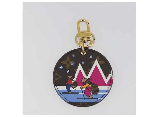 LOUIS VUITTON Monogram Christmas Bear Porte Cles Illustre M63756 Auth BA14911M Monogramma - vista 2