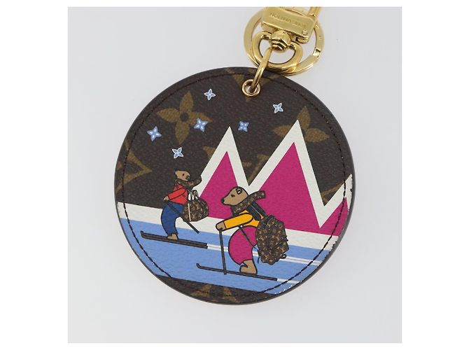 LOUIS VUITTON Monogram Christmas Bear Porte Cles Illustre M63756 Auth BA14911M Monogramma - vista 4