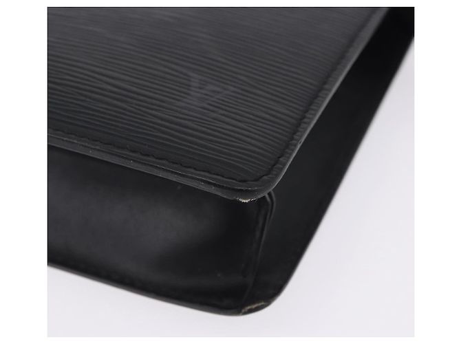 LOUIS VUITTON Epi Pochette Homme Clutch Bag Black M52522 LV Auth ep15733 - vista 14