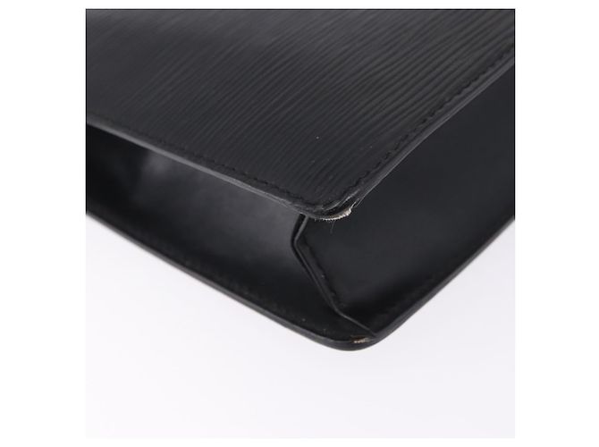 LOUIS VUITTON Epi Pochette Homme Clutch Bag Black M52522 LV Auth ep15733 - vista 15