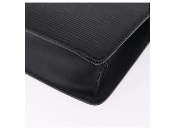 LOUIS VUITTON Epi Pochette Homme Clutch Bag Black M52522 LV Auth ep15733 - vista 16