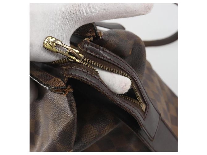 Borsa Tote Chelsea LOUIS VUITTON Damier Ebene N51119 LV Auth BA14867 - vista 11