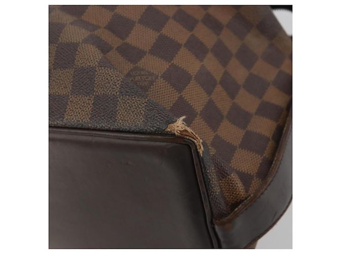 Borsa Tote Chelsea LOUIS VUITTON Damier Ebene N51119 LV Auth BA14867 - vista 16