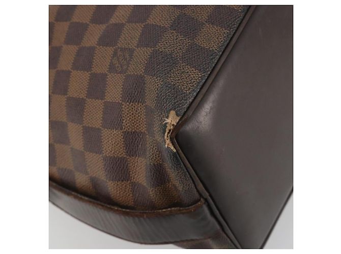 Borsa Tote Chelsea LOUIS VUITTON Damier Ebene N51119 LV Auth BA14867 - vista 17
