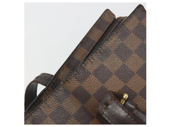Borsa Tote Chelsea LOUIS VUITTON Damier Ebene N51119 LV Auth BA14867 - vista 18