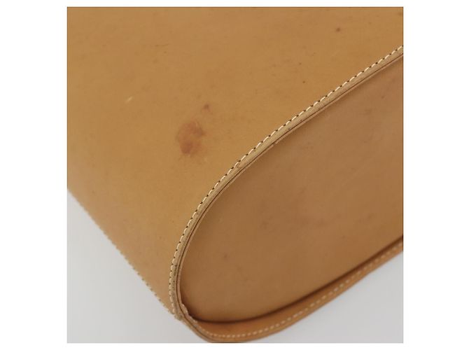 Borsa Salvatore Ferragamo Gancini in pelle 2way Beige Silver Auth 197027 Argento - vista 16
