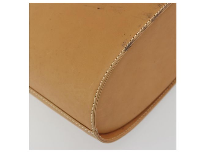 Borsa Salvatore Ferragamo Gancini in pelle 2way Beige Silver Auth 197027 Argento - vista 18