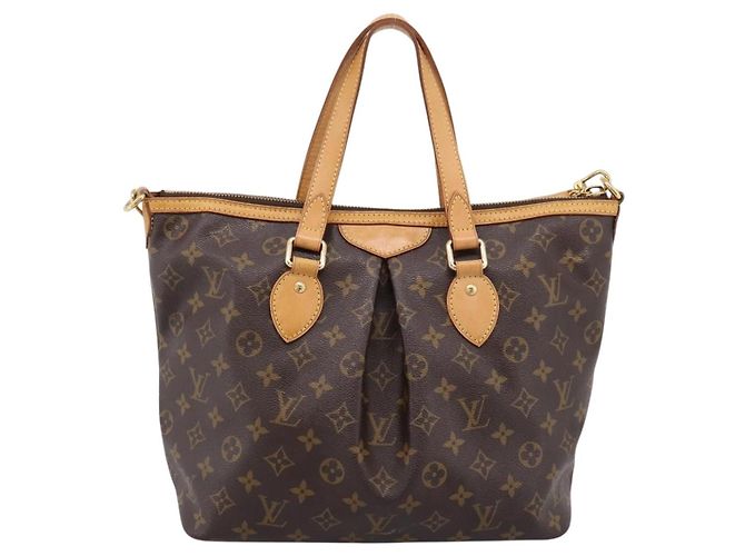 Borsa Tote LOUIS VUITTON Monogram Palermo PM M40145 LV Auth 198725A Monogramma - vista 2