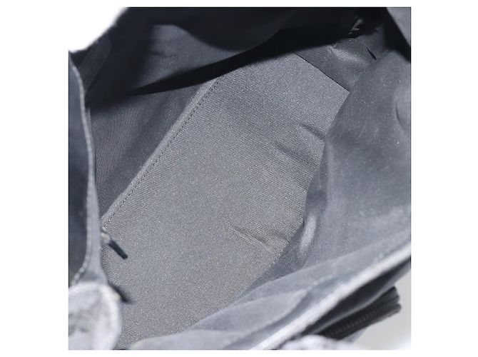 Borsa Tote GUCCI GG Canvas Nero Argento 002 1076 2684 Auth ka5725 - vista 11
