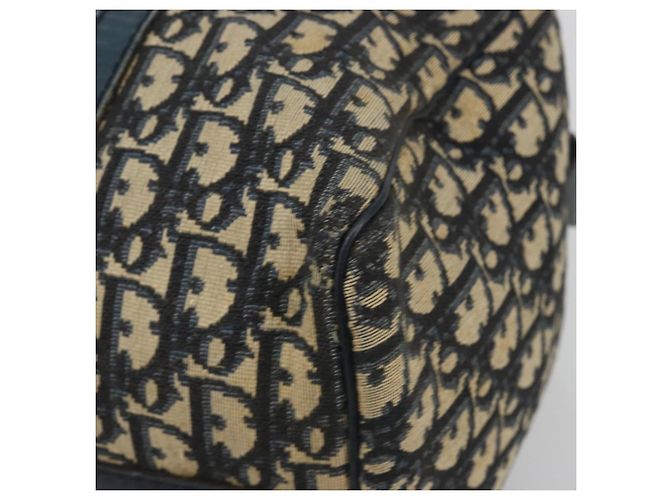 Borsa a mano Christian Dior Trotter Canvas Navy Silver Auth BA14770 Argento Blu navy - vista 10